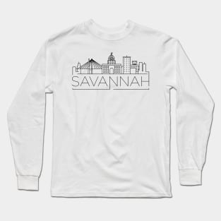 Savannah Minimal Skyline Long Sleeve T-Shirt